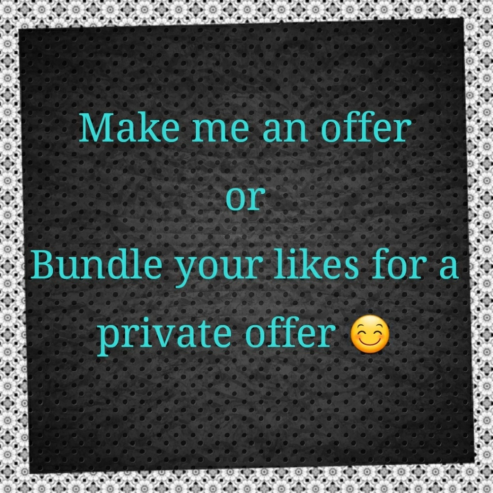 Offers welcome.
